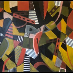 "Florence" (extended)  60" X 100"  acrylic on canvas